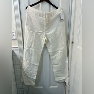 H&M Mens white pants size 34/30